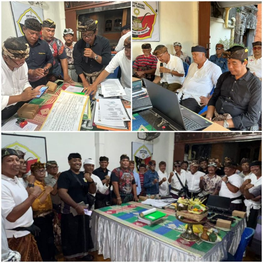 Parum Pasemetonan Agung PTSP - Sosialisasi Dokumen Hukum dihadapan Prajuru Br. Alangkajeng Menak